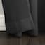 Madison Black Pole Top Room Darkening Curtain Panel, 84"