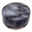 Set of 4 Round Grey Marbled Stoneware Coasters