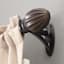 Bailey 5/8" Bronze Finish Oil Rubbed Fast Fit Decorative Curtain Rod, 36-66"