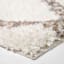 (C162) Windsor White Quatrefoil Shag Area Rug, 8x10