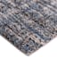 (A410) Strato Hatchure Blue Woven Shag Accent Rug, 3x5