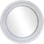 3-Piece Whitewashed Round Wall Mirror Set, 10"