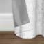 Luxor Silver Metallic Room Darkening Curtain Panel, 84"