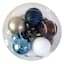 Snowed In 50-Count Multicolor Mix Shatterproof Ornaments