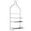 Bronze Metal Shower Caddy, 18.3"