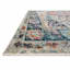 (B518) Luna Medallion Multicolor Fringe Area Rug, 5x7