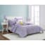 2-Piece Purple Pintuck Comforter Set, Twin