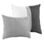 8-Piece Sophie Grey Striped Essential Comforter Set, Twin