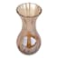 Grace Mitchell Amber Glass Vase, 8"