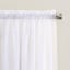 Emily White Voile Sheer Curtain Panel, 95"