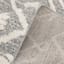 (B684) Found & Fable Grey House Tribal Woven Area Rug, 5x7