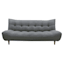 Arya Grey Fabric Tufted Push Back Functional Sofa