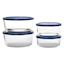 20-Piece Round Glass Food Storage Set with Lids