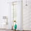 Lyra White Sheer Rod Pocket Curtain Panel, 95"