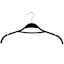 12-Piece Non-Slip Shirt Hanger, Grey