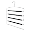 5-Tier Foam Pant Hanger, Black