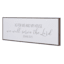 As For Me Canvas Wall Sign, 36x12