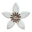 Blue Antique Wood Flower Wall Art, 15"