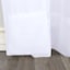 Erica White Crushed Rod Pocket Sheer Voile Curtain Panel, 84"