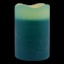 4X6 Led Wax Candle With 6 Hour Timer Blue