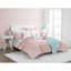 Tiny Dreamers 3-Piece Pink Pintuck Comforter, Full/Queen