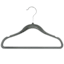 Tiny Dreamers 10-Piece Velvet Hanger, Dark Grey