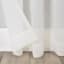 Lyra Cream Crushed Rod Pocket Sheer Curtain Panel, 84"