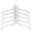 5-Piece Blouse Hangers, Crystal