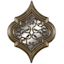 3-Piece Ornate Bronze Wall Mirror Set, 18x24