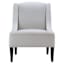 Kayson Blue Striped Upholstered Accent Chair