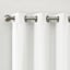 2-Pack Denver White Blackout Grommet Curtain Panels, 95"