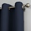 Mayfield Navy Grommet Light Filtering Curtain Panel, 84"