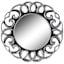 3-Piece Ornate Decorative Wall Mirror Set, 10"