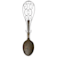 Bronze Metal Fork Wall Decor, 12x53