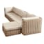 Hamptons All-Weather Wicker Ottoman with Cushion