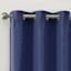 2-Pack Denver Navy Blackout Grommet Curtain Panels, 84"