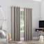 Sun Zero Grey Blackout Grommet Curtain Panel, 84"