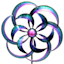 Metal Wind Spinner Yard Stake, 42"