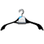 12-Piece Non-Slip Shirt Hangers, Grey