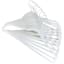 10-Piece Velvet Suit Hangers, Pearl White