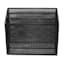 3-Tier Black Metal Mesh Desktop File Organizer