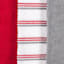Set of 4 Rockridge Striped Kitchen Towels, Red