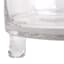 Tracey Boyd Clear Glass Vase with Feet, 11"