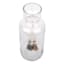 Clear Glass Vase with Tassels, 10"