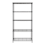 5-Tier Metal Shelving Unit, Black