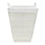 Cotton Rope Laundry Hamper with Removable Liner, White