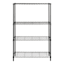 4-Tier Metal Shelving Unit, Black