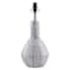 White & Grey Geo Ceramic Accent Lamp Base, 18"