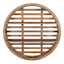 Round Metal Floating Wall Shelf, 28"