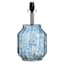 Ty Pennington 16In Blue Art Glass Accent Lamp